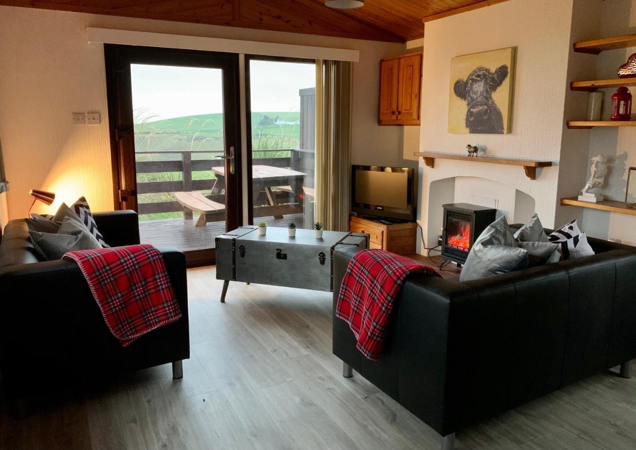 Lodge Cabin With Fabulous Views - Farm Holiday Stranraer Exteriér fotografie